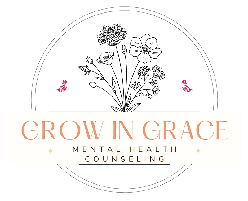 Grow in Grace Mental Health Counseling Logo Round