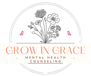 Grow in Grace Mental Health Counseling Logo Round